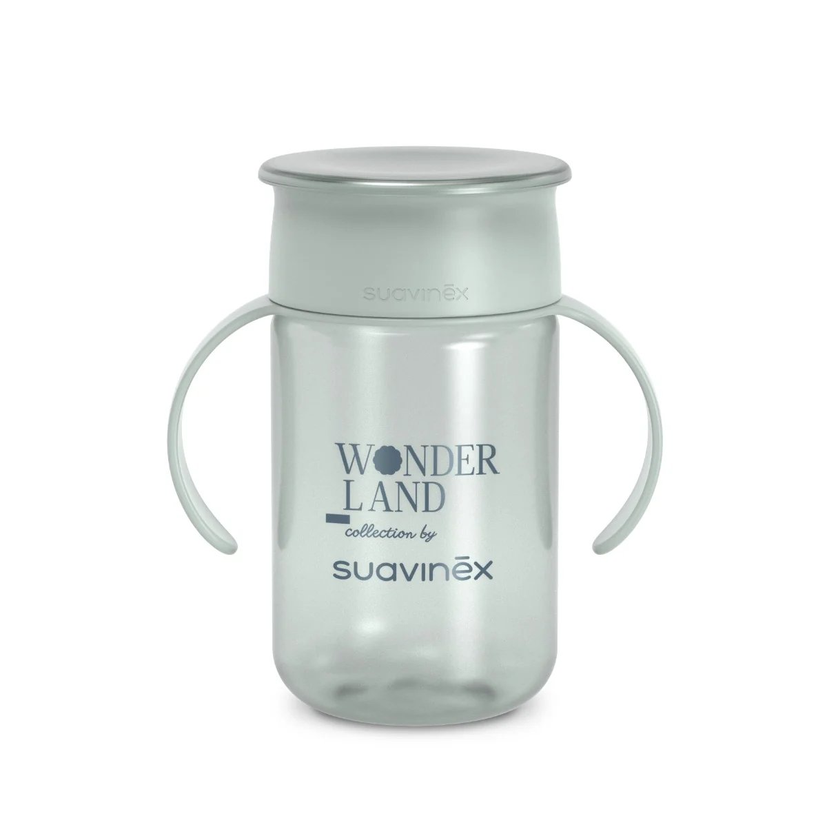 Suavinex Wonderland 360 Láhev na učení 340 ml 1 ks zelená
