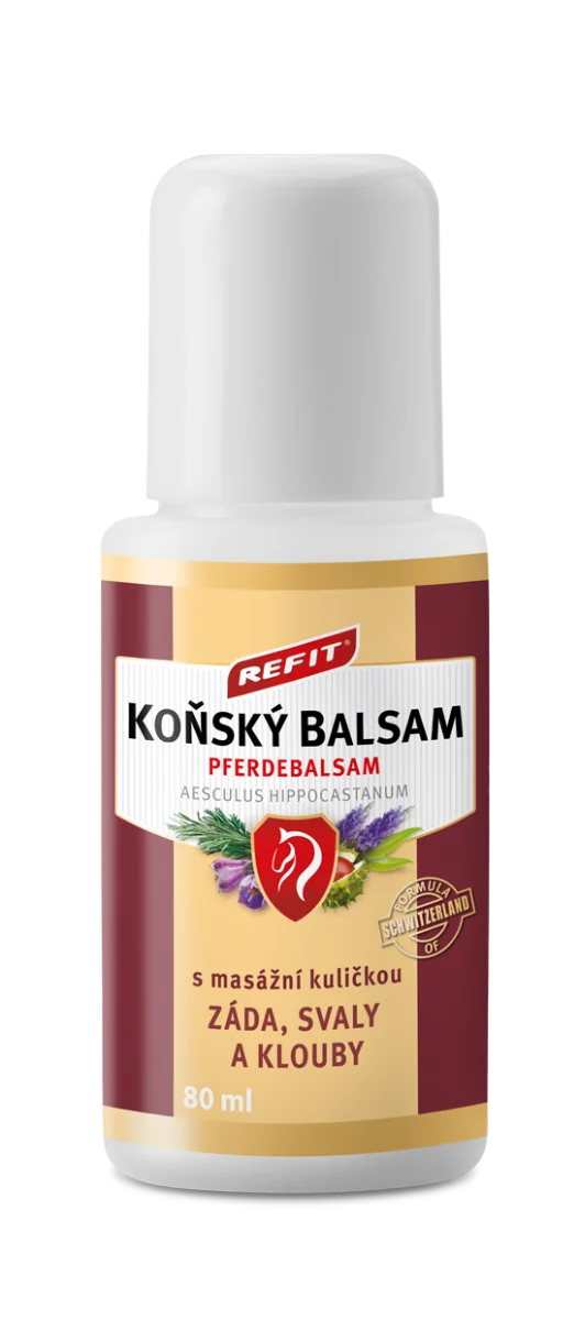 Refit Koňský balsam roll–on 80 ml
