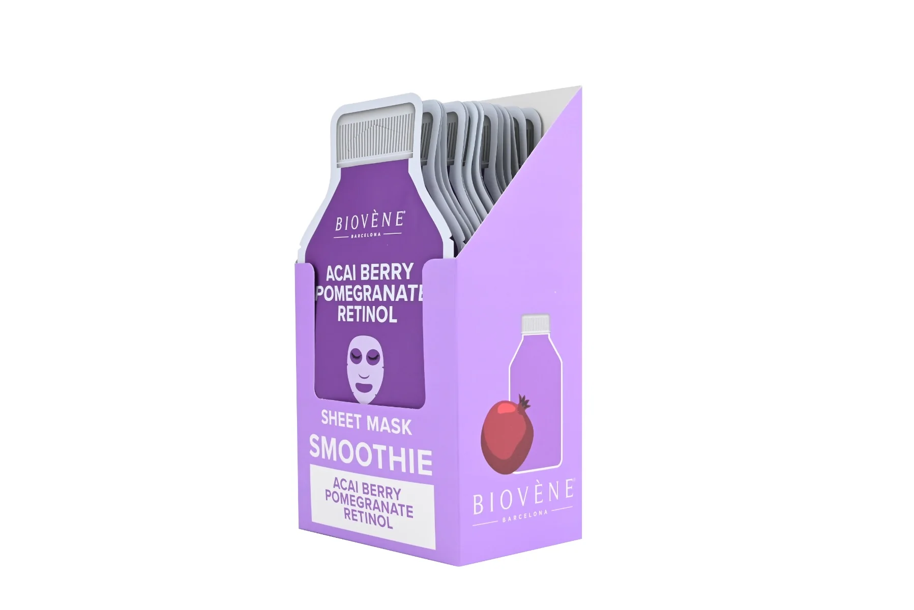BIOVÉNE Acai + Retinol Dewy-Dream plátýnková maska 25 ml