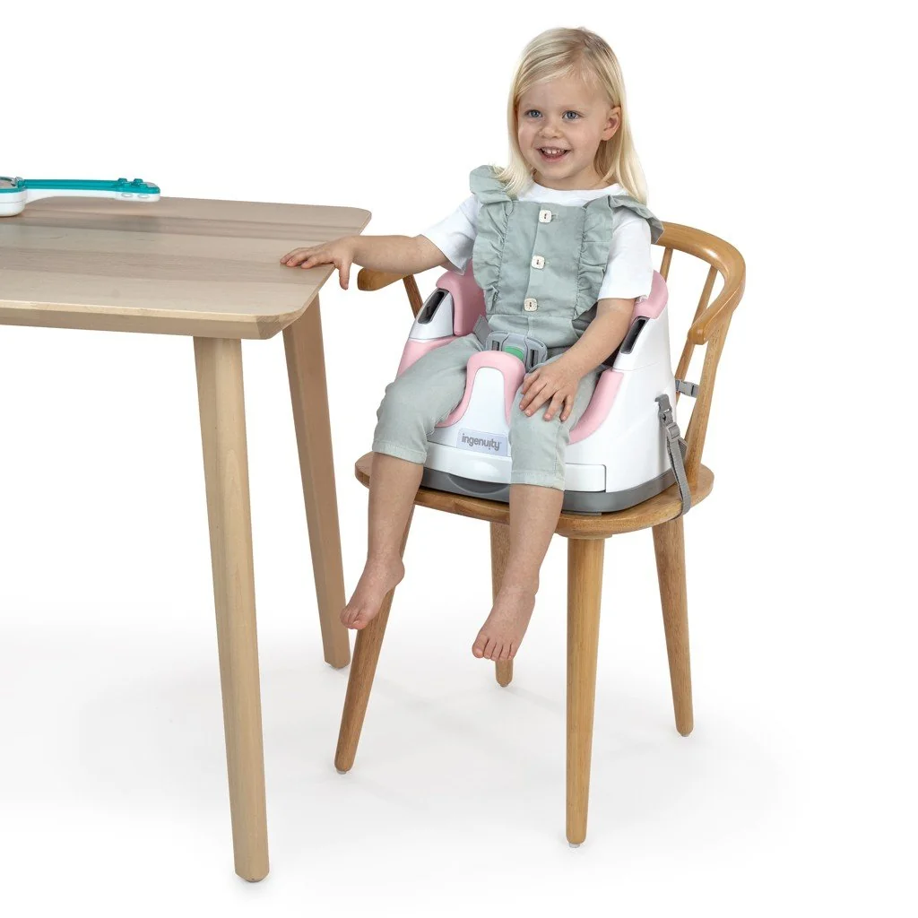 Ingenuity Podsedák na židli 2v1 Baby Base™ Peony 6m+ do 22kg