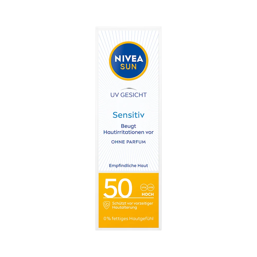 Nivea SUN Sensitive OF50 pleťový krém 50 ml