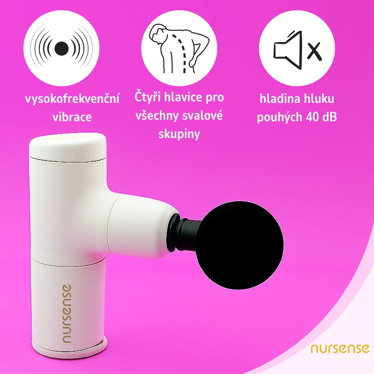 Nursense SK-328 masážní pistole