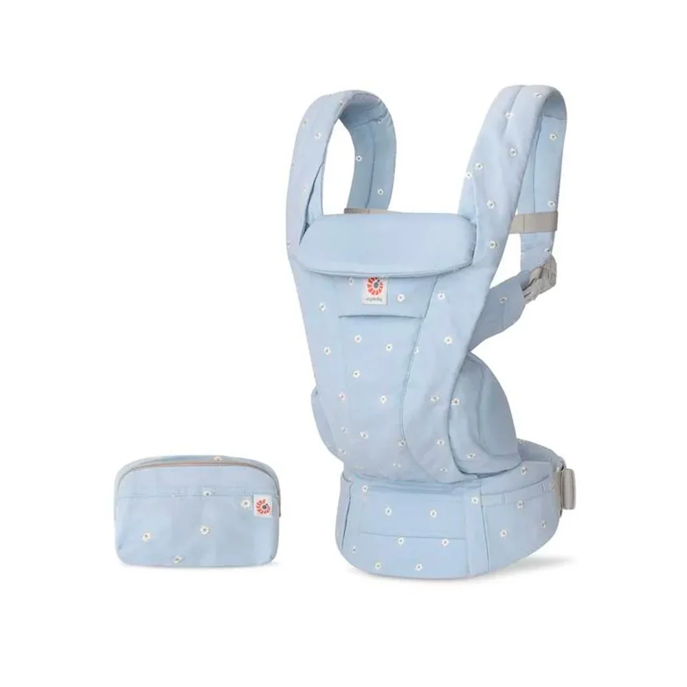 Ergobaby OMNI DELUXE Cotton nosítko Serene Blue Flowers