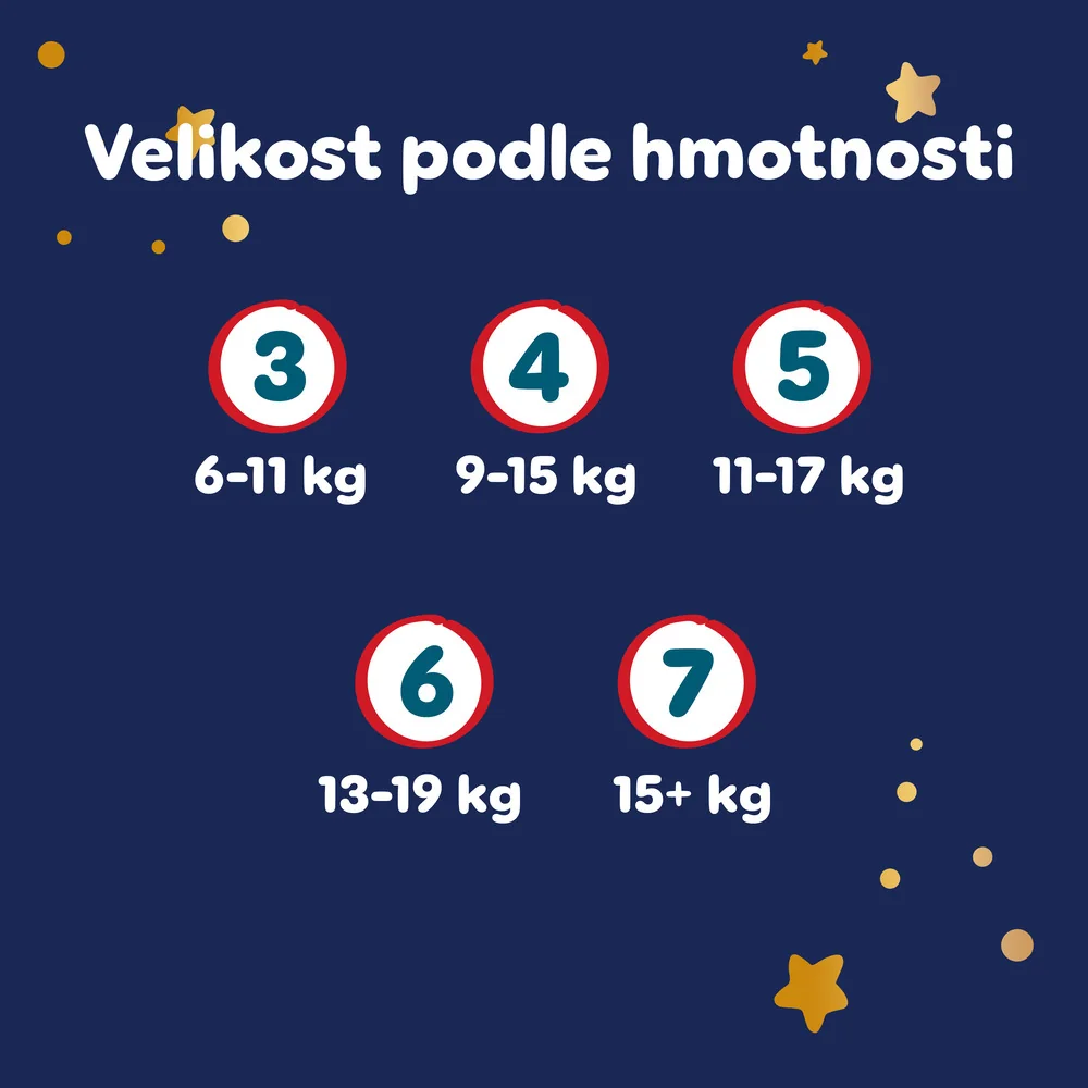 Pampers Night Pants vel. 4 9–15 kg dětské plenkové kalhotky 104 ks