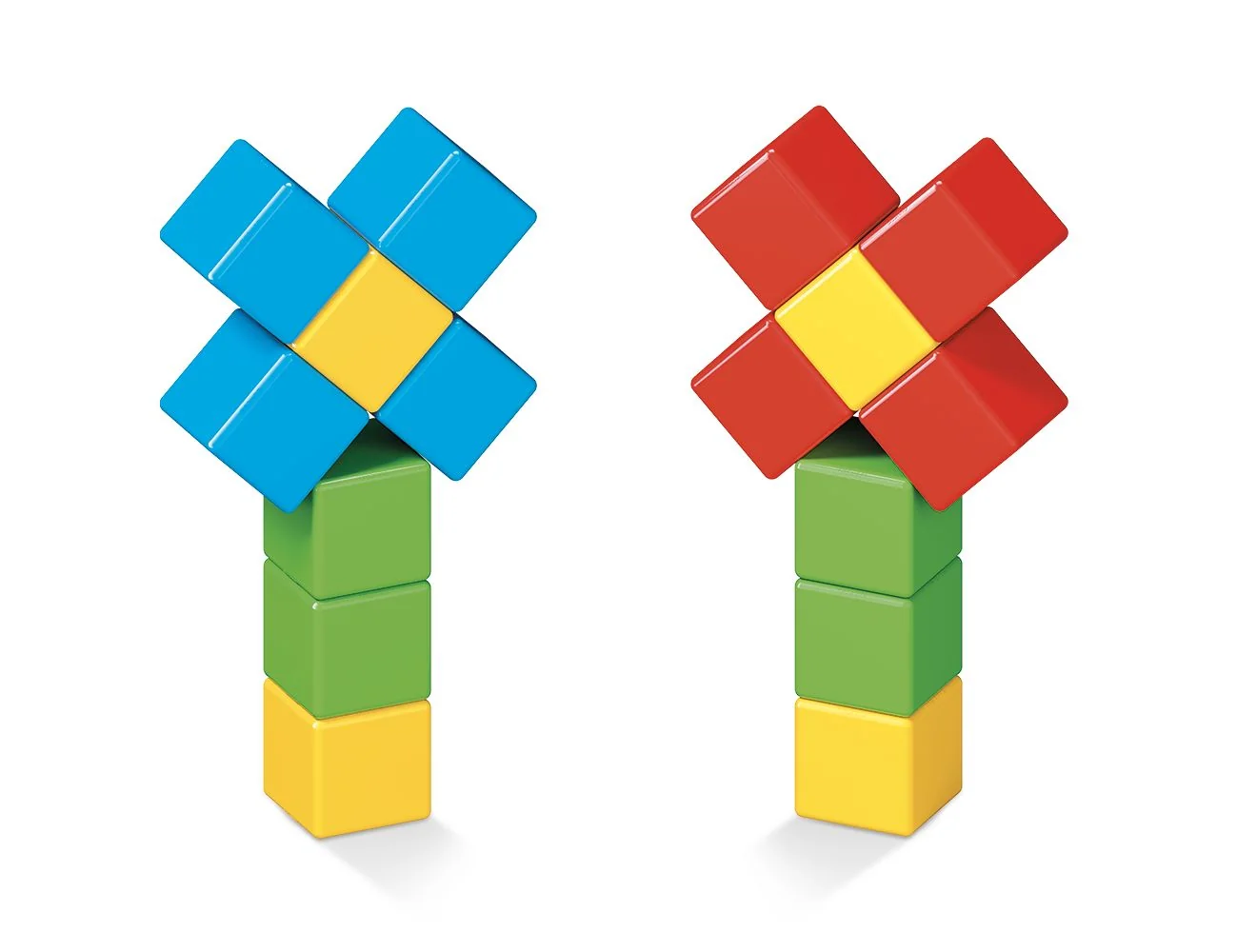 Geomag Magicube Full Color magnetická stavebnice 16 dílků