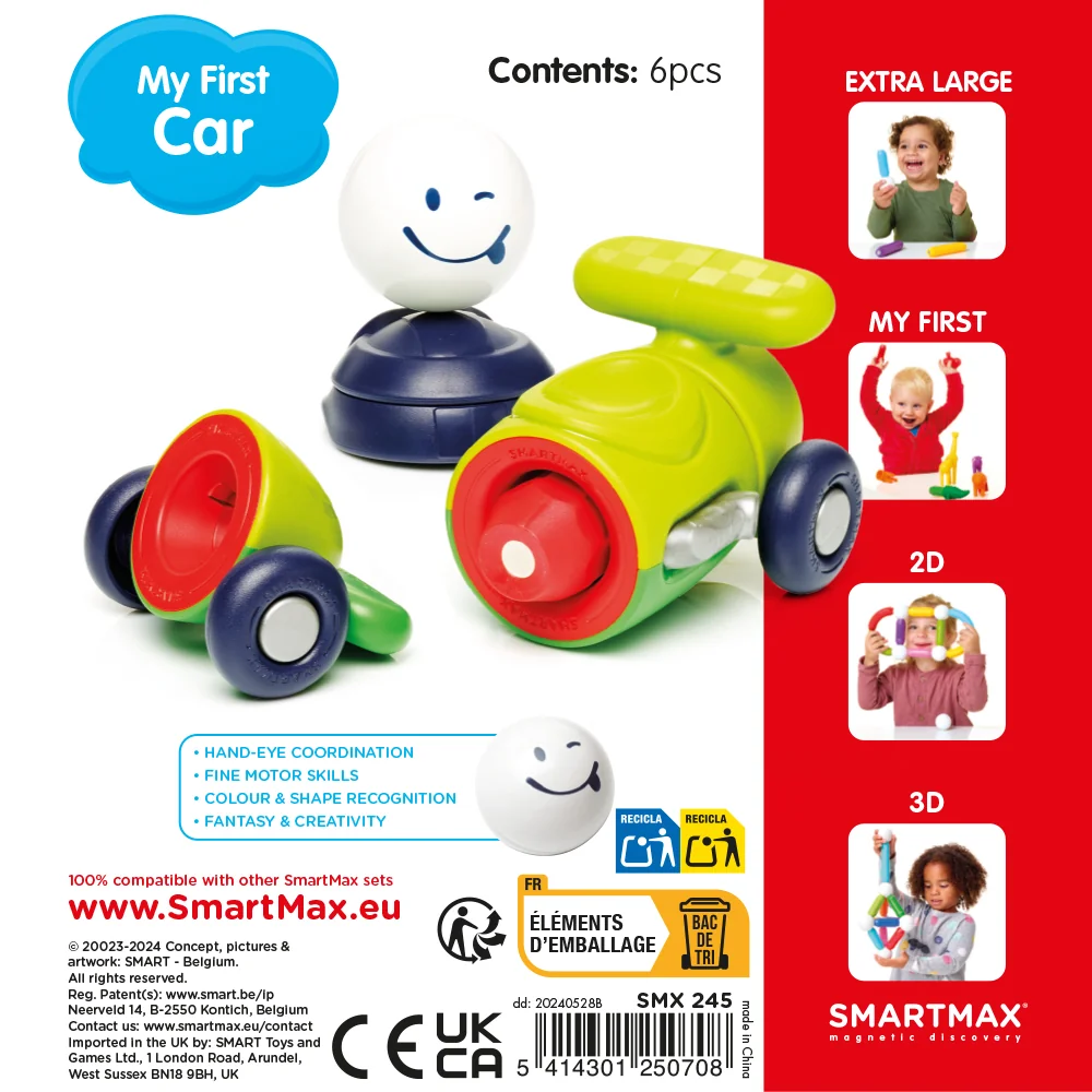Smartmax Moje první autíčko - 6 ks
