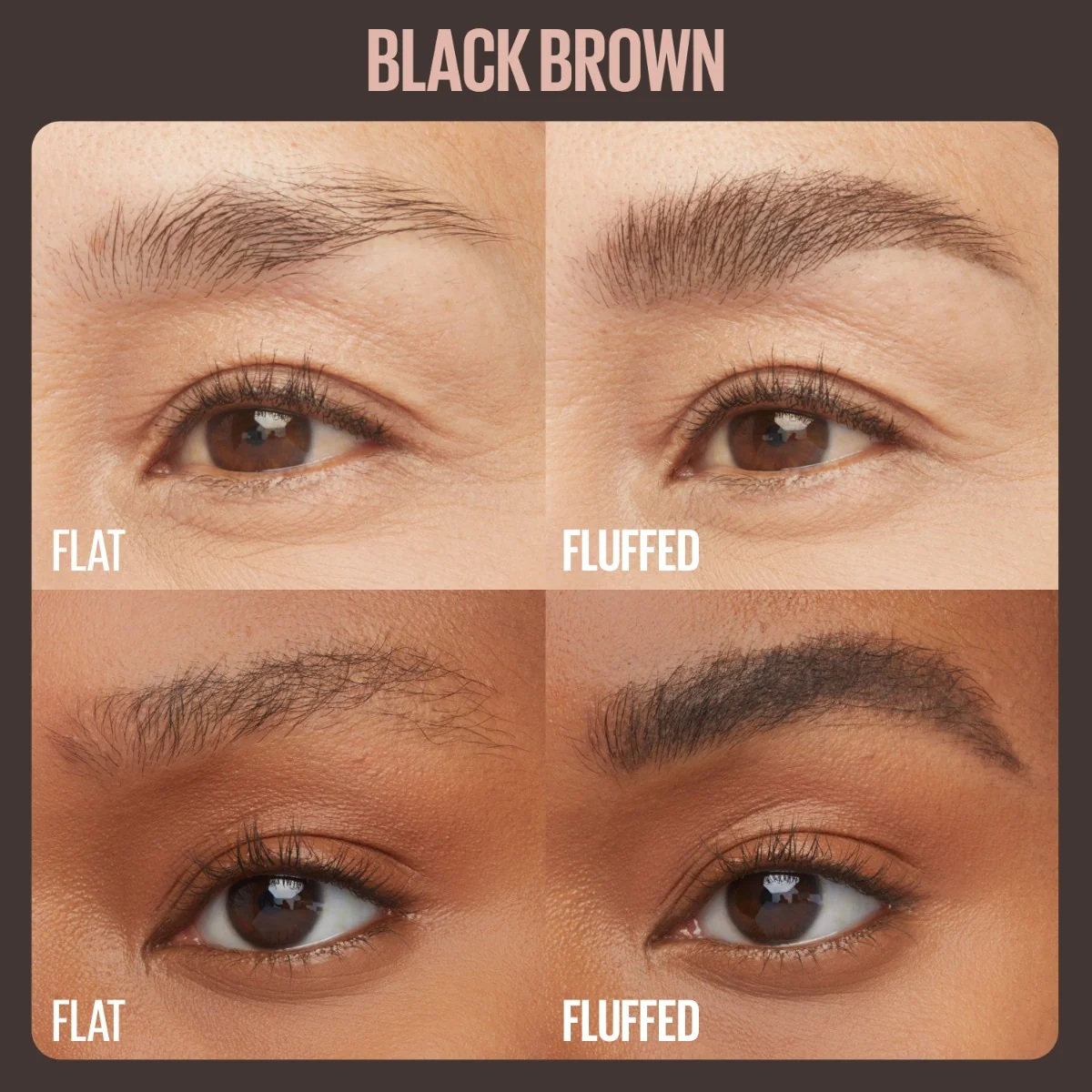 Maybelline Superfluff 262 Black Brown gel na obočí 5 ml