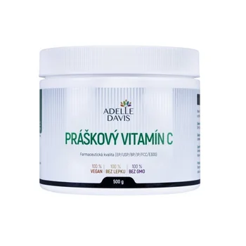Adelle Davis Práškový vitamín C 500 g