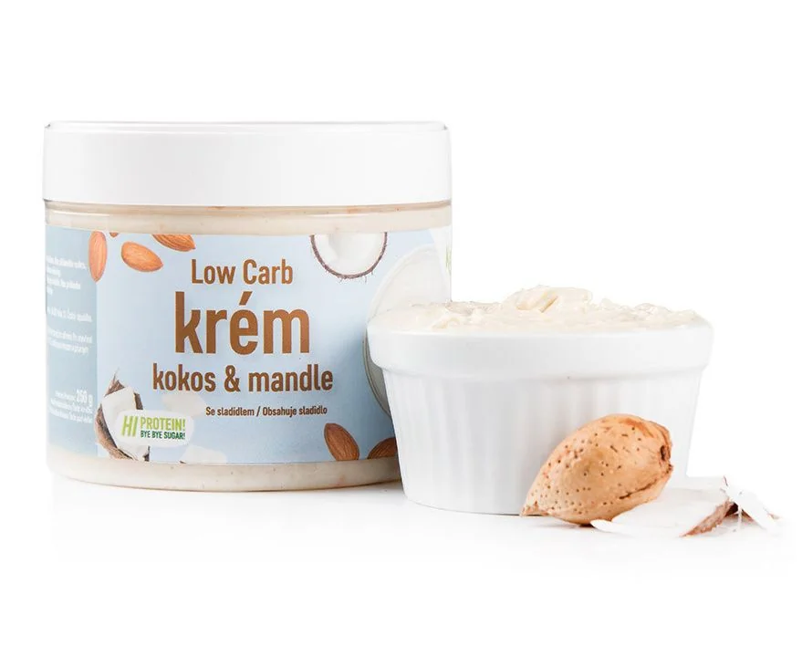 KetoDiet Low Carb krém příchuť kokos & mandle 250 g