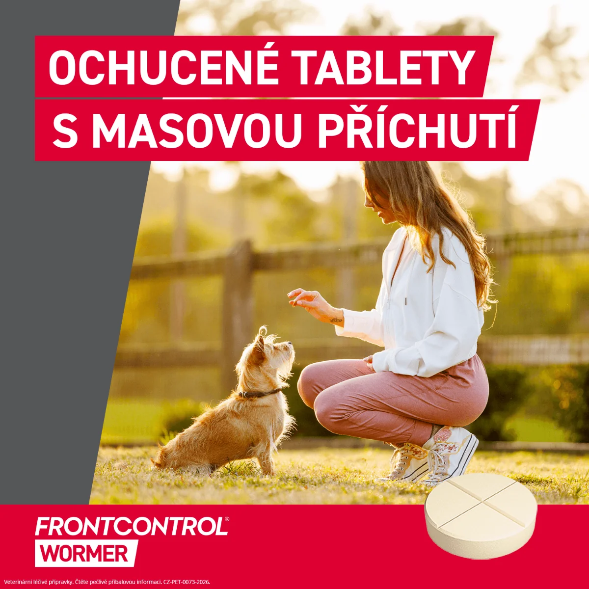 FRONTCONTROL Wormer tablety pro psy 10 kg 2 tablety