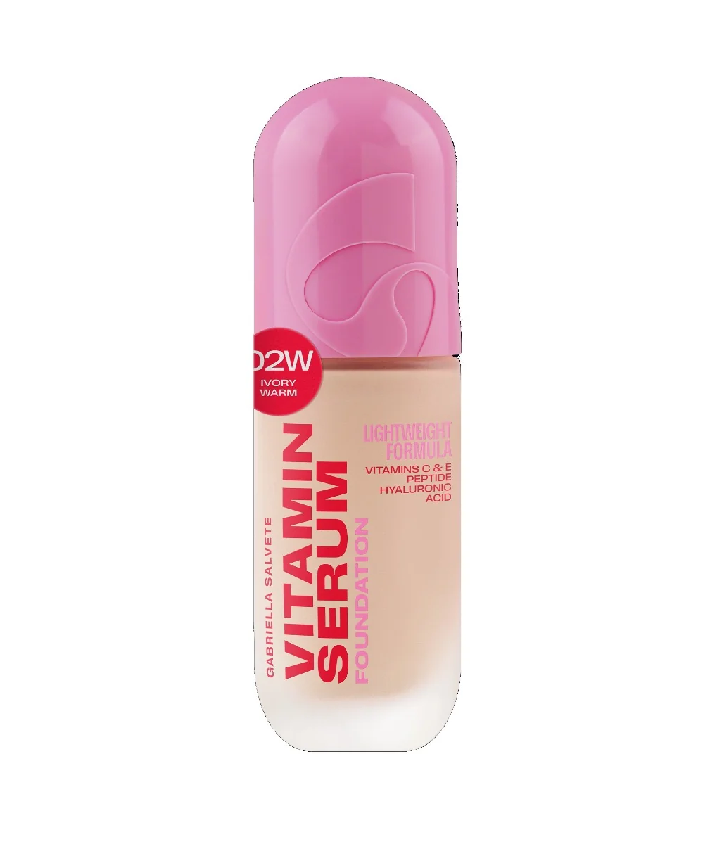Gabriella Salvete Vitamin Serum Foundation 02W Ivory Warm 30 ml