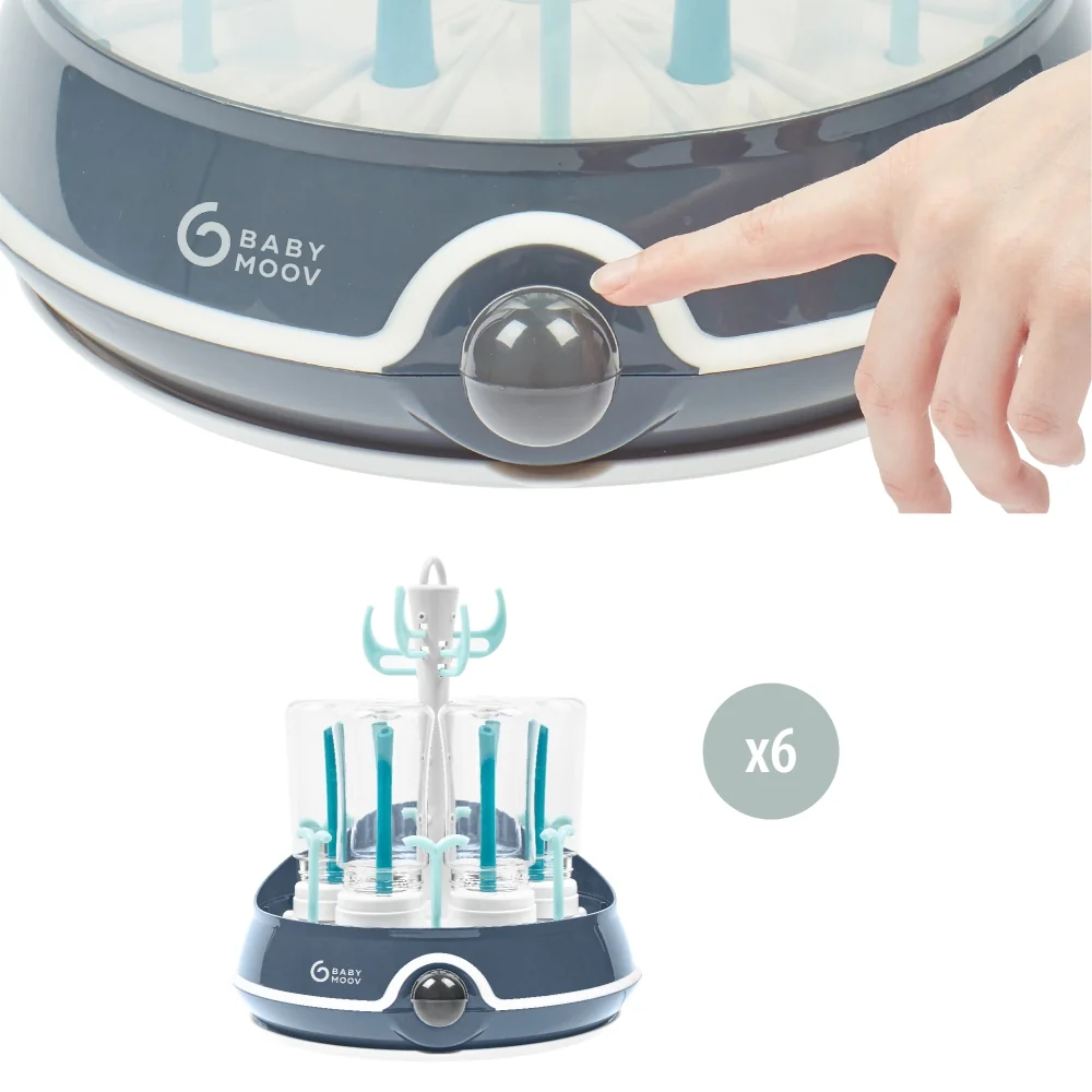 Babymoov Elektrický sterilizátor a sušička kojeneckých lahví Turbo+