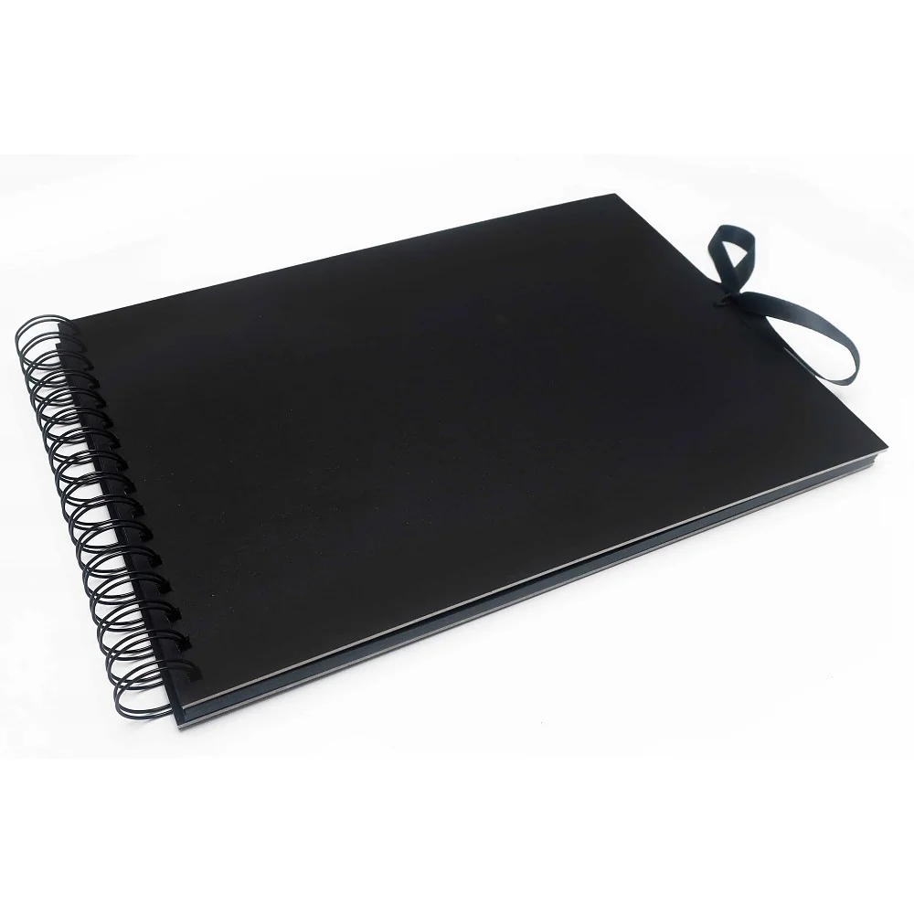 Baloušek Scrapbook A4, 30 × 21 cm, černý