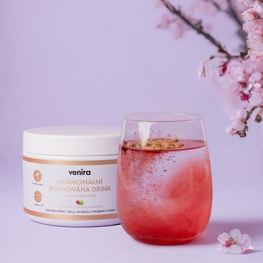 Venira Hormonální rovnováha drink jahoda-limetka 104 g
