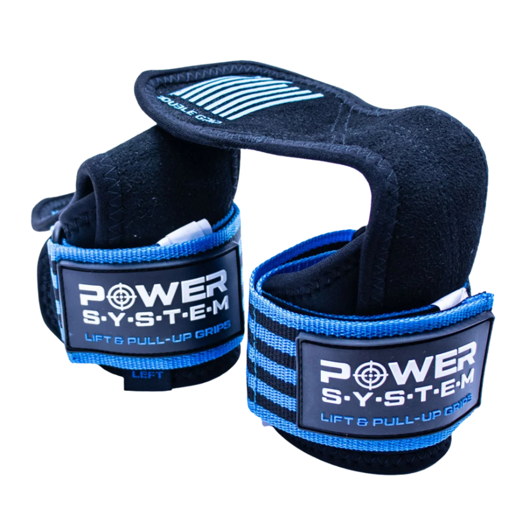 Power System Posilovací gripy Lift&Pull-Up Grips 3380 - modré