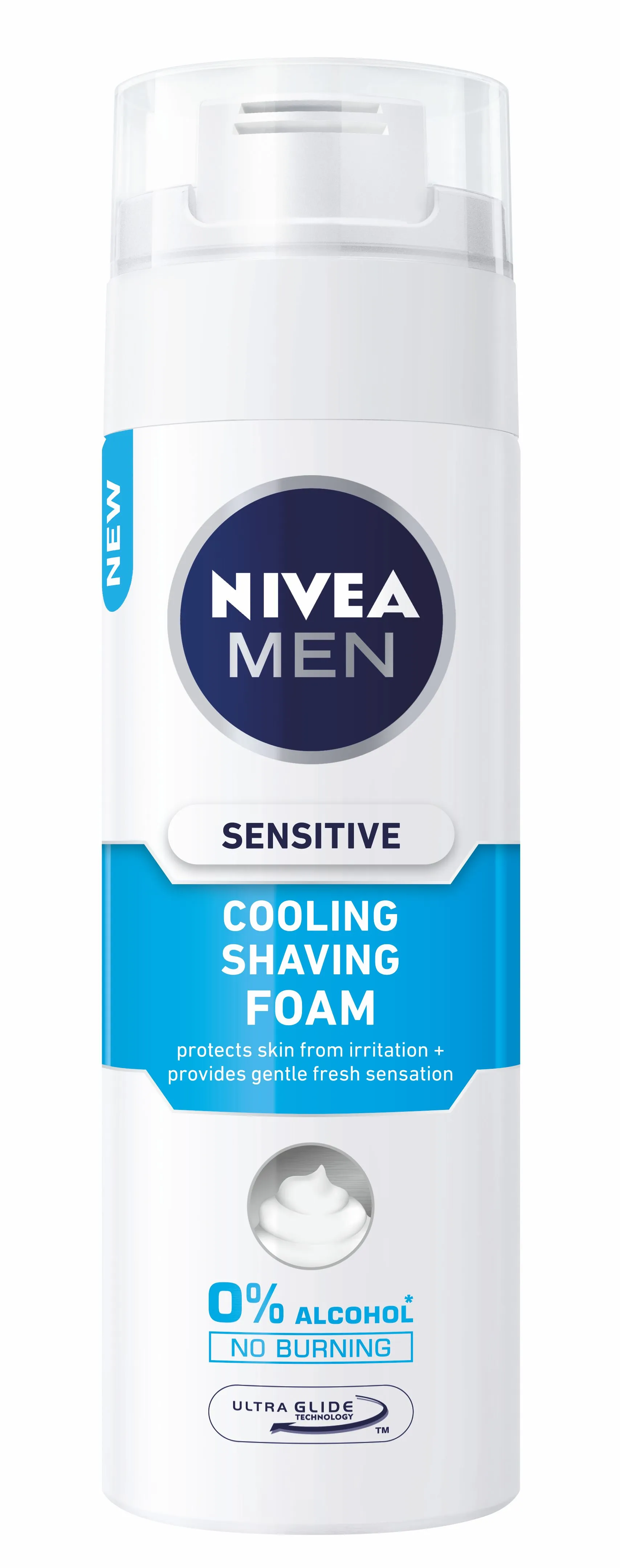 Nivea Men Sensitive Cool pěna na holení pro muže 200 ml