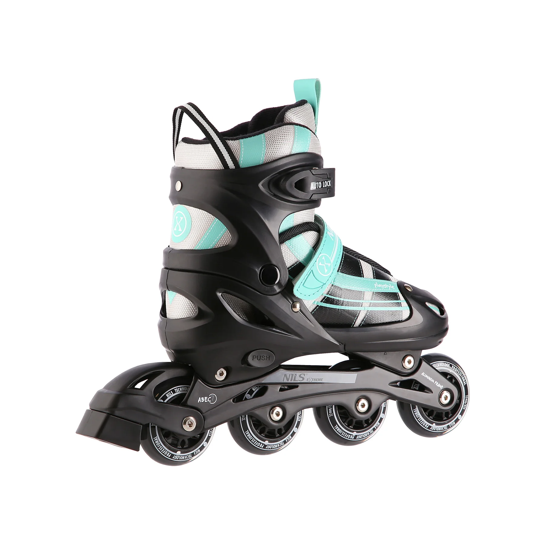 Nils Extreme Brusle NH18366A 2v1 černo-zelené Velikost: S(31-34)