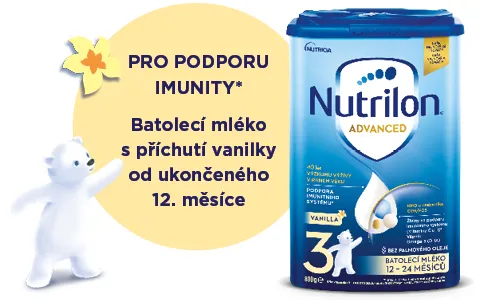 Nutrilon Advanced 3 Vanilla - pro podporu imunity*