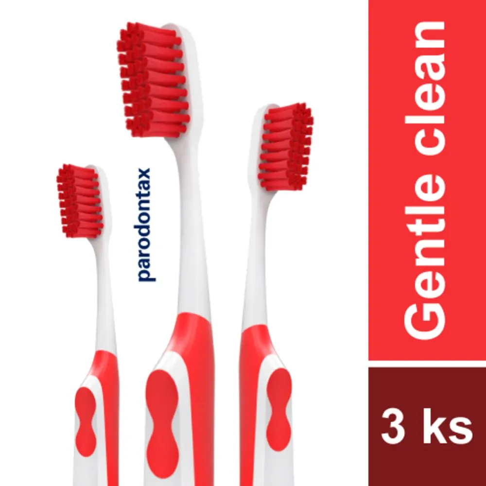 Parodontax Gentle Clean Extra Soft zubní kartáček 3 ks
