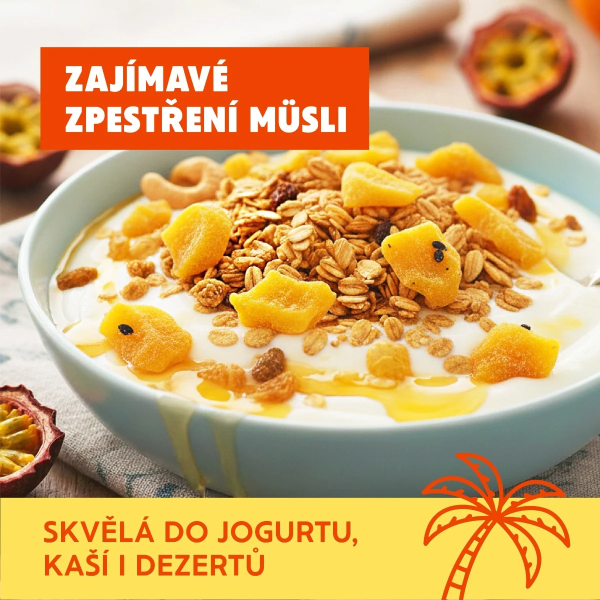 Organis Sušená maracuja plátky 250 g