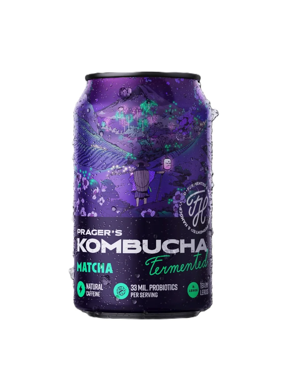 PRAGER'S Kombucha Matcha 330 ml