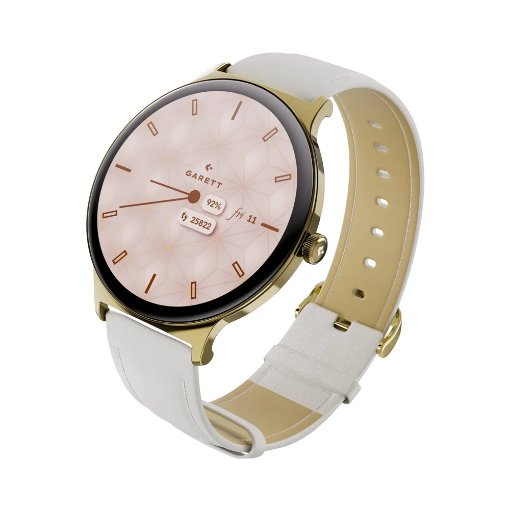 Garett Verona 2 chytré hodinky Gold Solid Steel