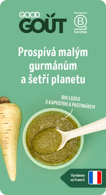 Good Gout BIO Losos s kapustou a pastinákem 6m+ 2x190 g Good Gout BIO Losos s kapustou a pastinákem 6m+ 2x190 g