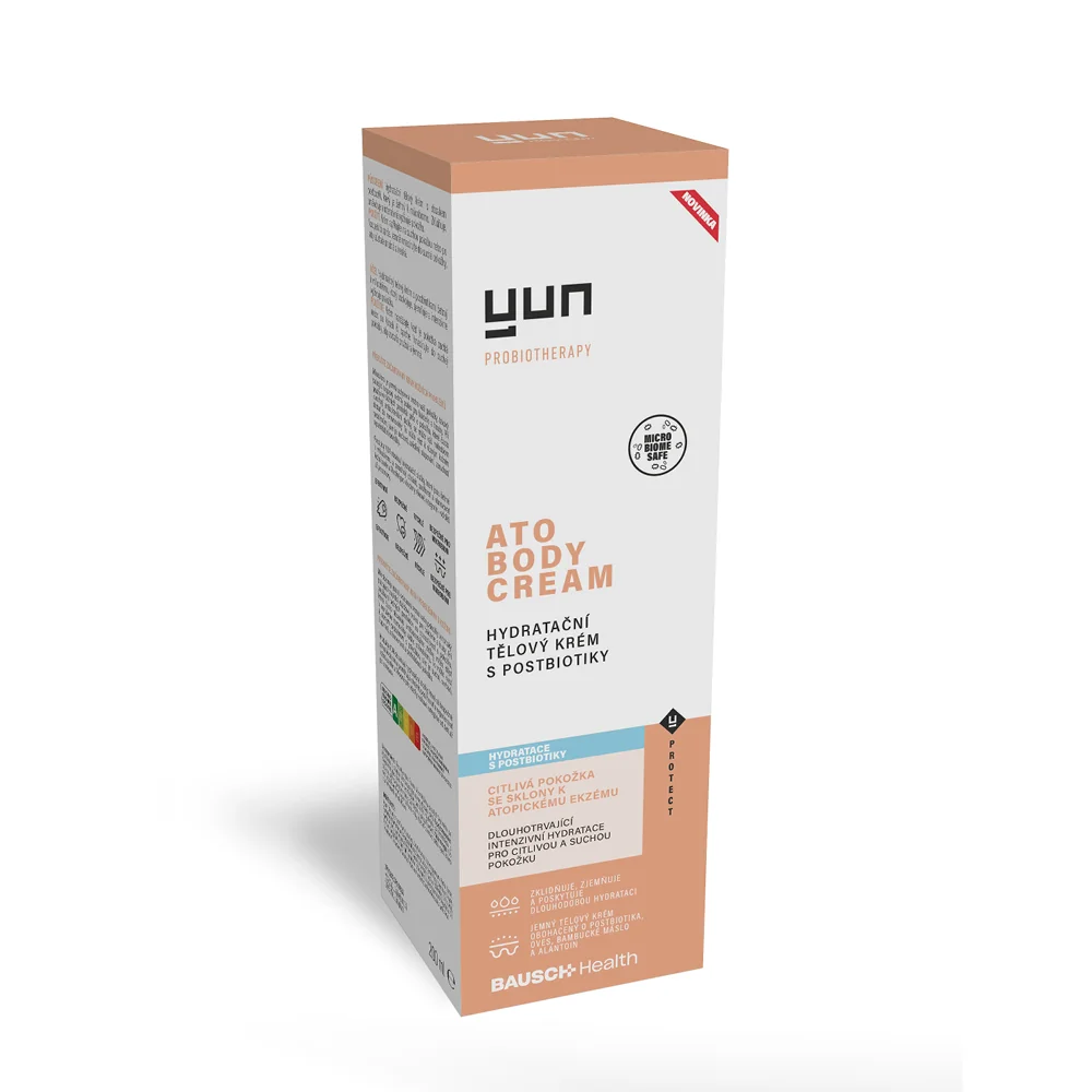 YUN ATO hydratační tělový krém s postbiotiky 200 ml