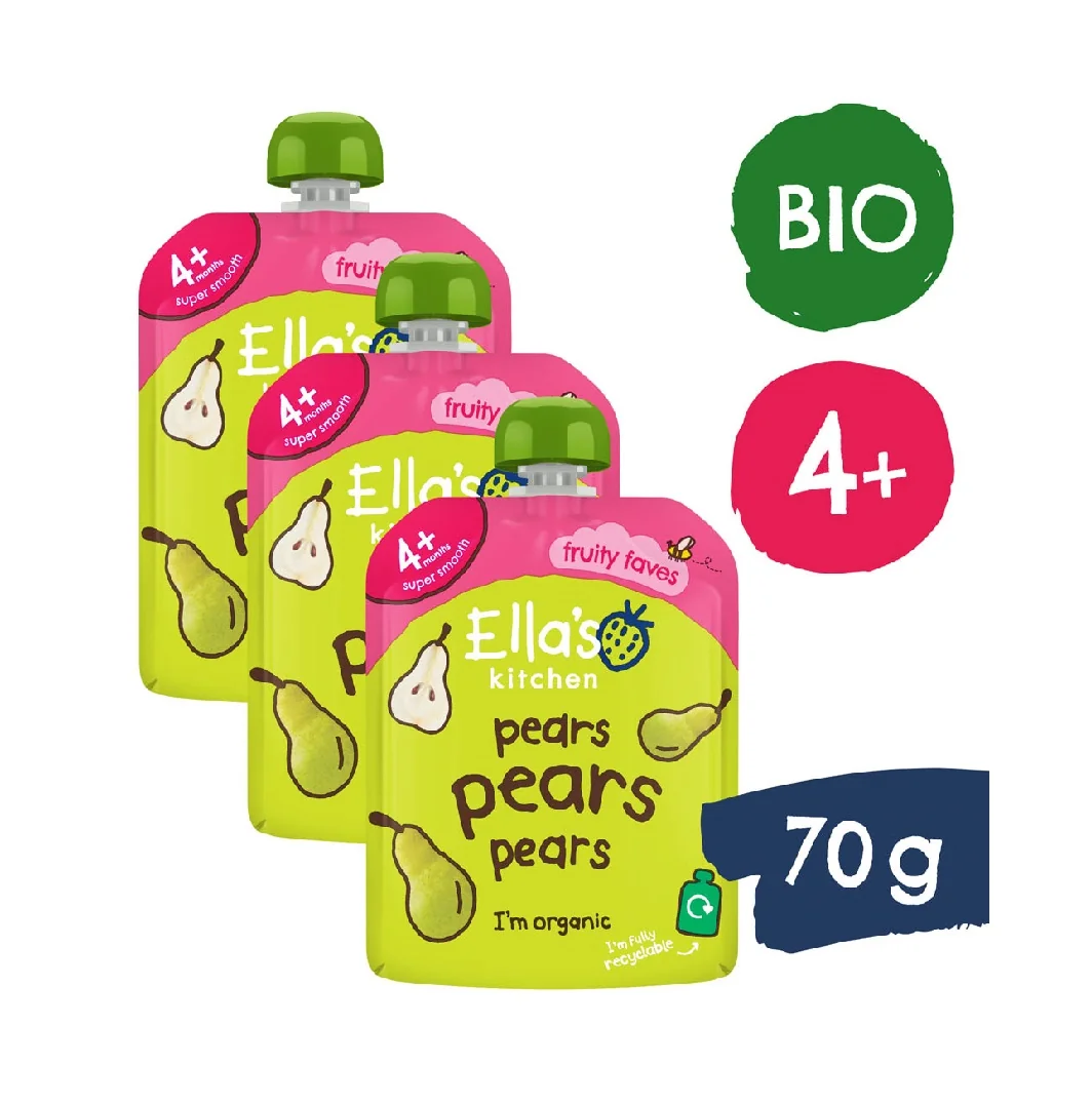 Ellas Kitchen BIO Hrušková svačinka kapsička 70 g