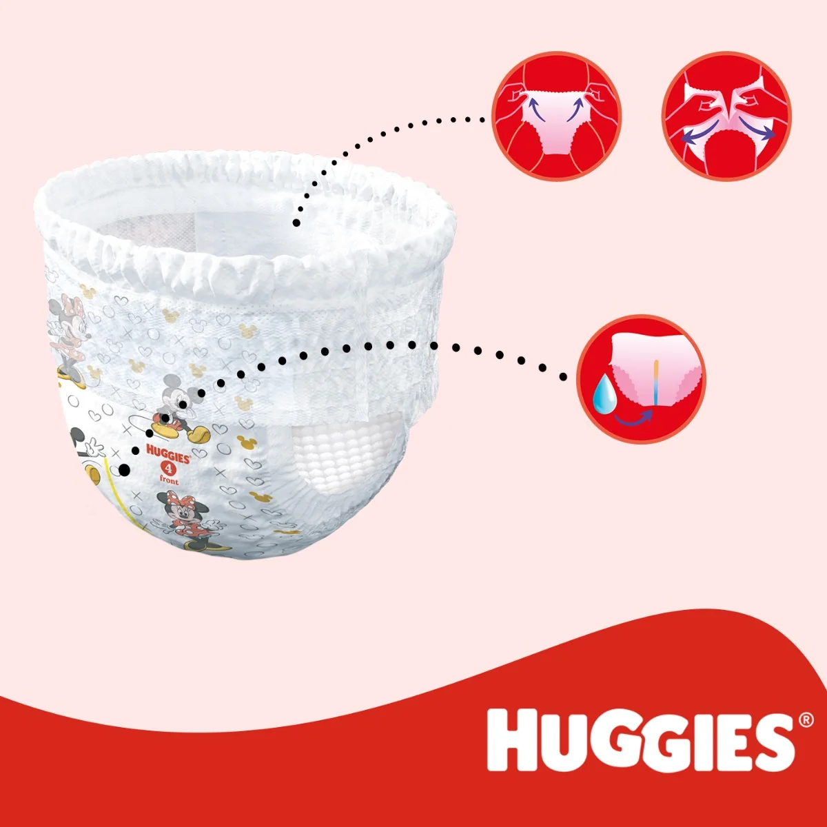 Huggies Little Movers Pants 6 15–25 kg jednorázové plenkové kalhotky 96 ks box