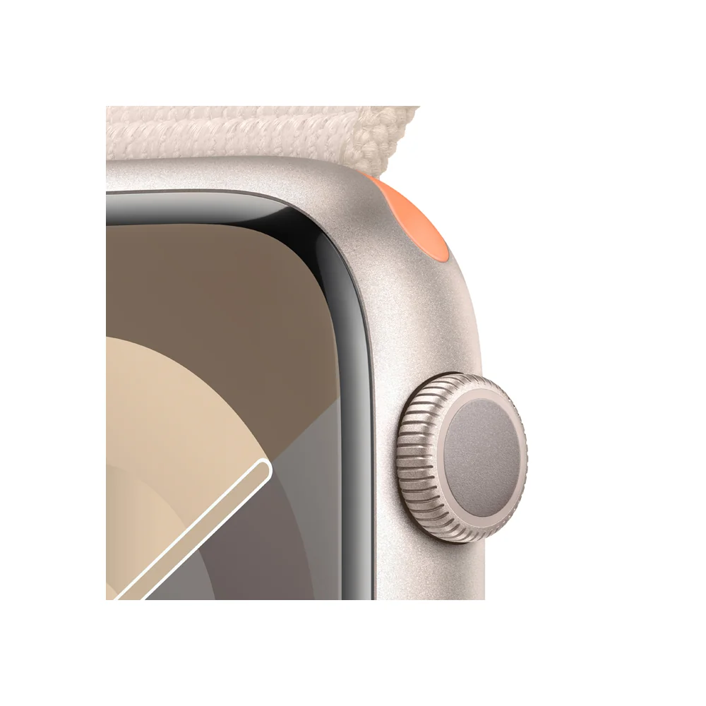 Apple Watch S9 45 mm sport loop smart hodinky Starlight