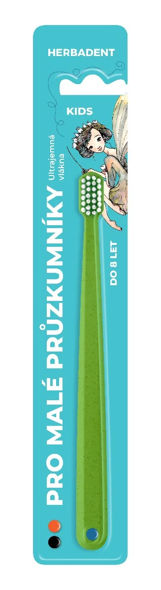 Herbadent KIDS dětský kartáček na zuby velmi jemný 1 ks