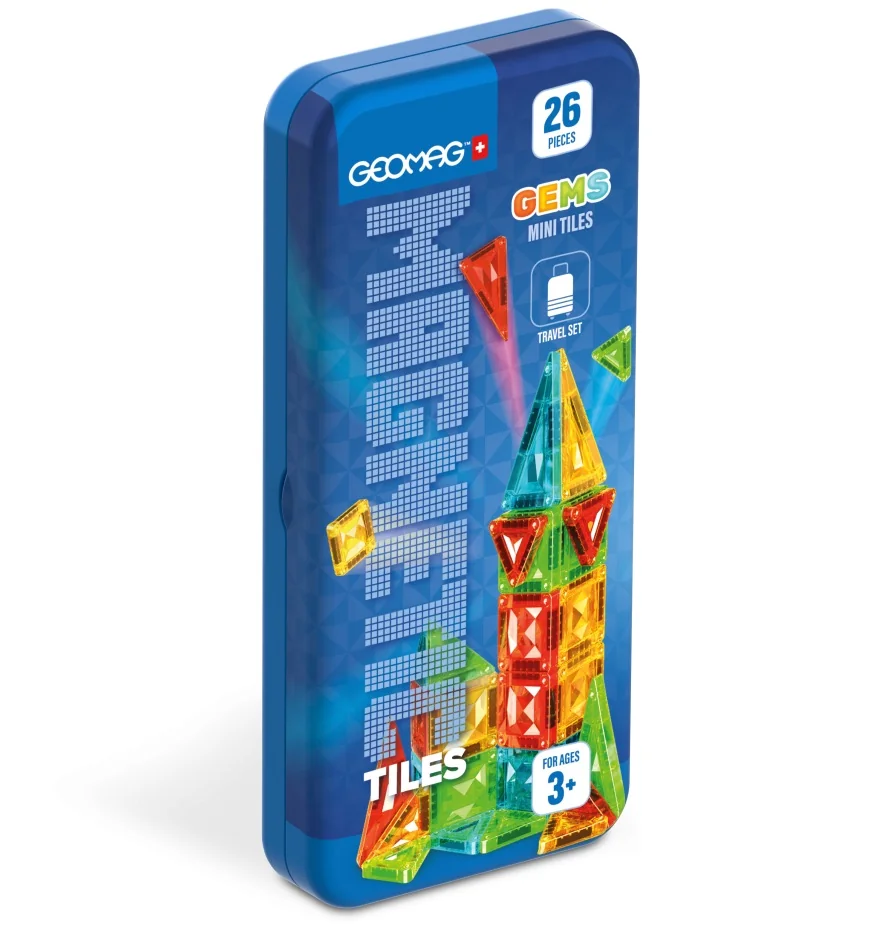Geomag Tiles Mini magnetická stavebnice 26 dílků