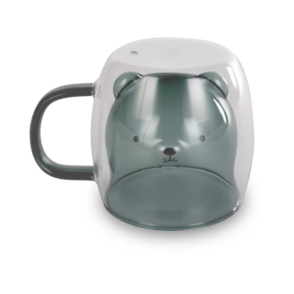 LAMART LT9127 Vaso sklenice bear 250 ml 2 ks zelené
