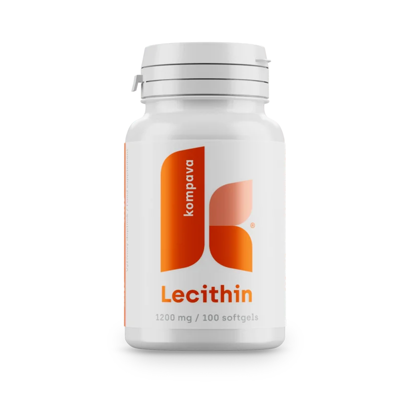 KOMPAVA Lecitin 1200mg/100kapslí