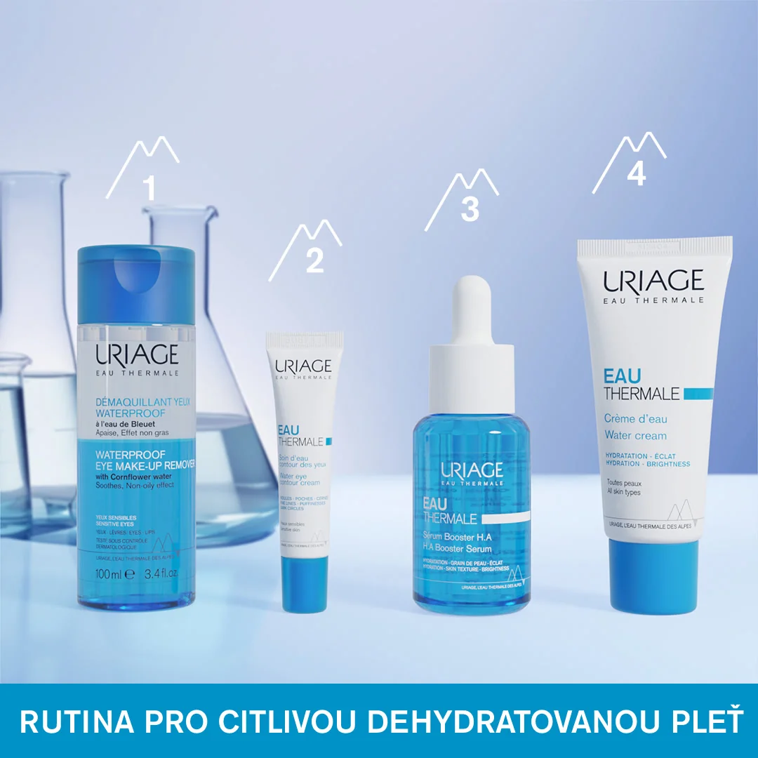 Uriage Dvoufázový odličovač voděodolného make-upu na oči 100 ml