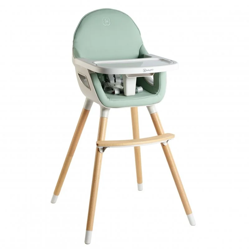 BABYGO jídelní židlička Scandi Green 