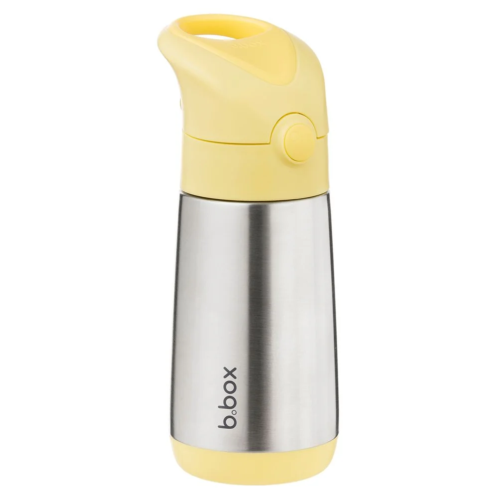 B.BOX Termoska na pití s brčkem 350 ml - lemon twist 
