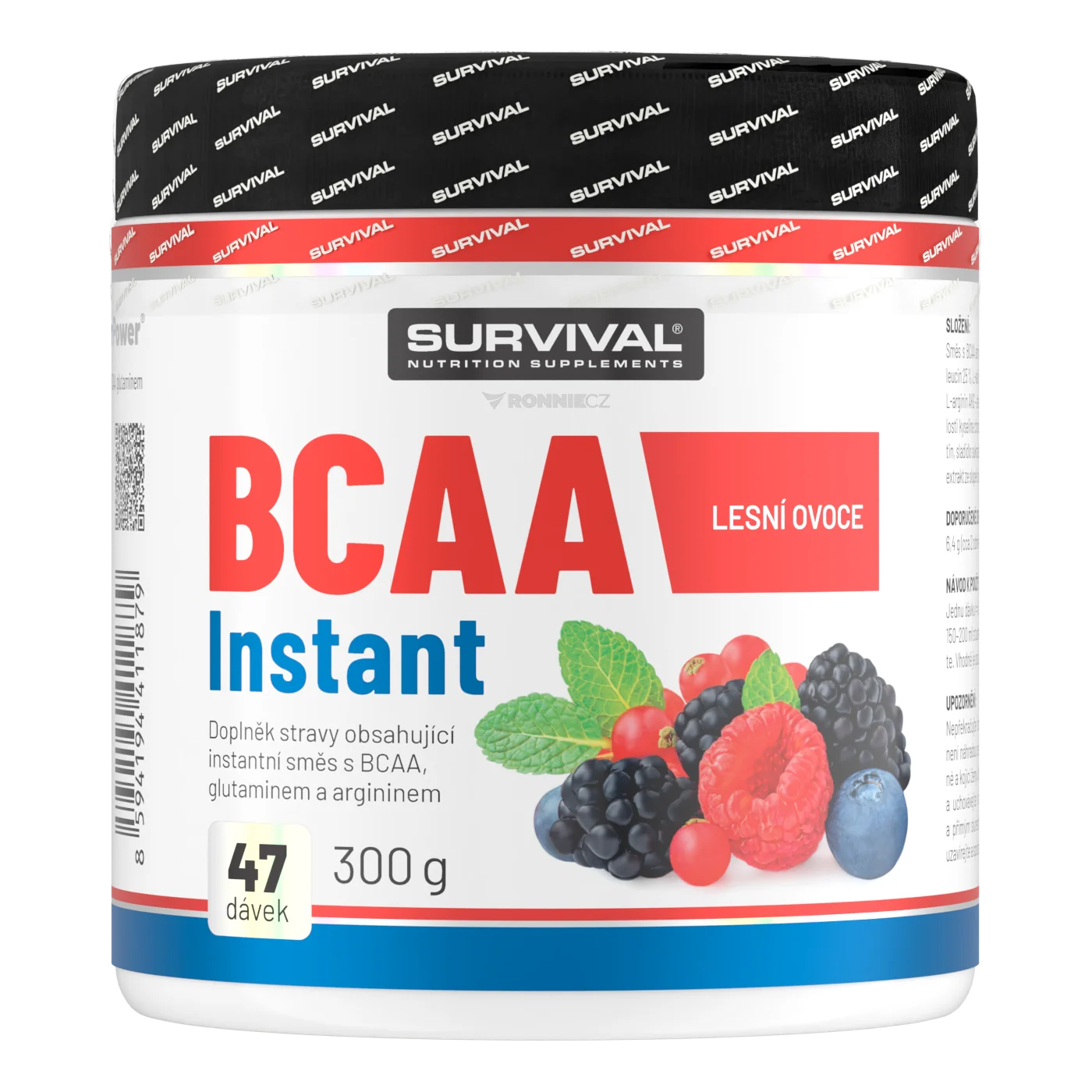 Survival BCAA Instant 300 g lesní ovoce