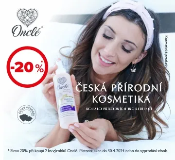 Onclé při 2 ks sleva 20% (duben 2024)