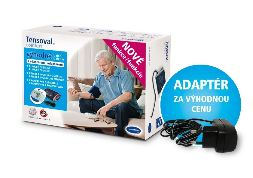 Tensoval Comfort tonometr + adaptér