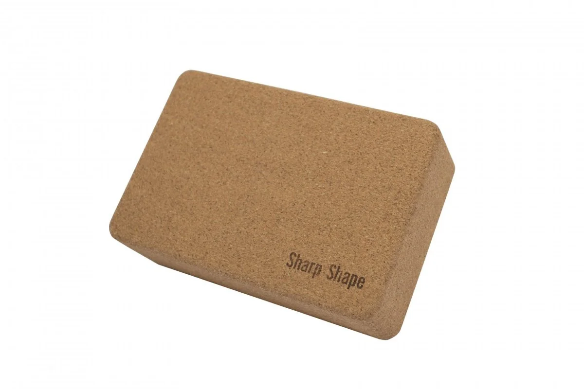 SharpShape Korkový jóga block