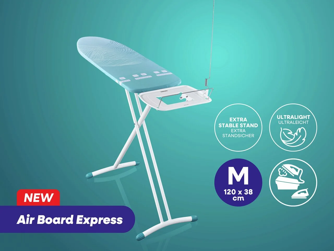 Leifheit AirBoard Express M Solid žehlicí prkno