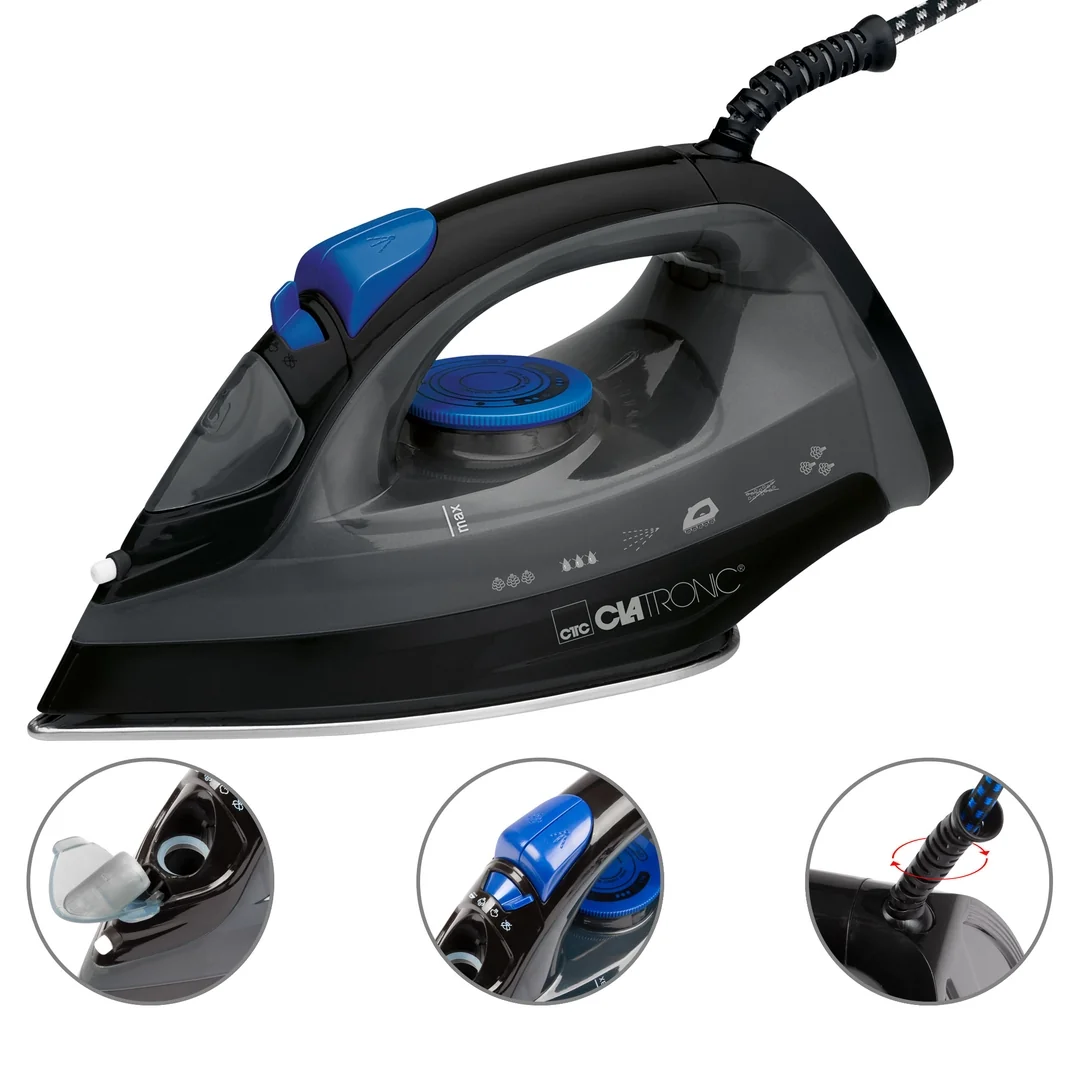 CLATRONIC DB 3703 napařovací žehlička 7 funkcí