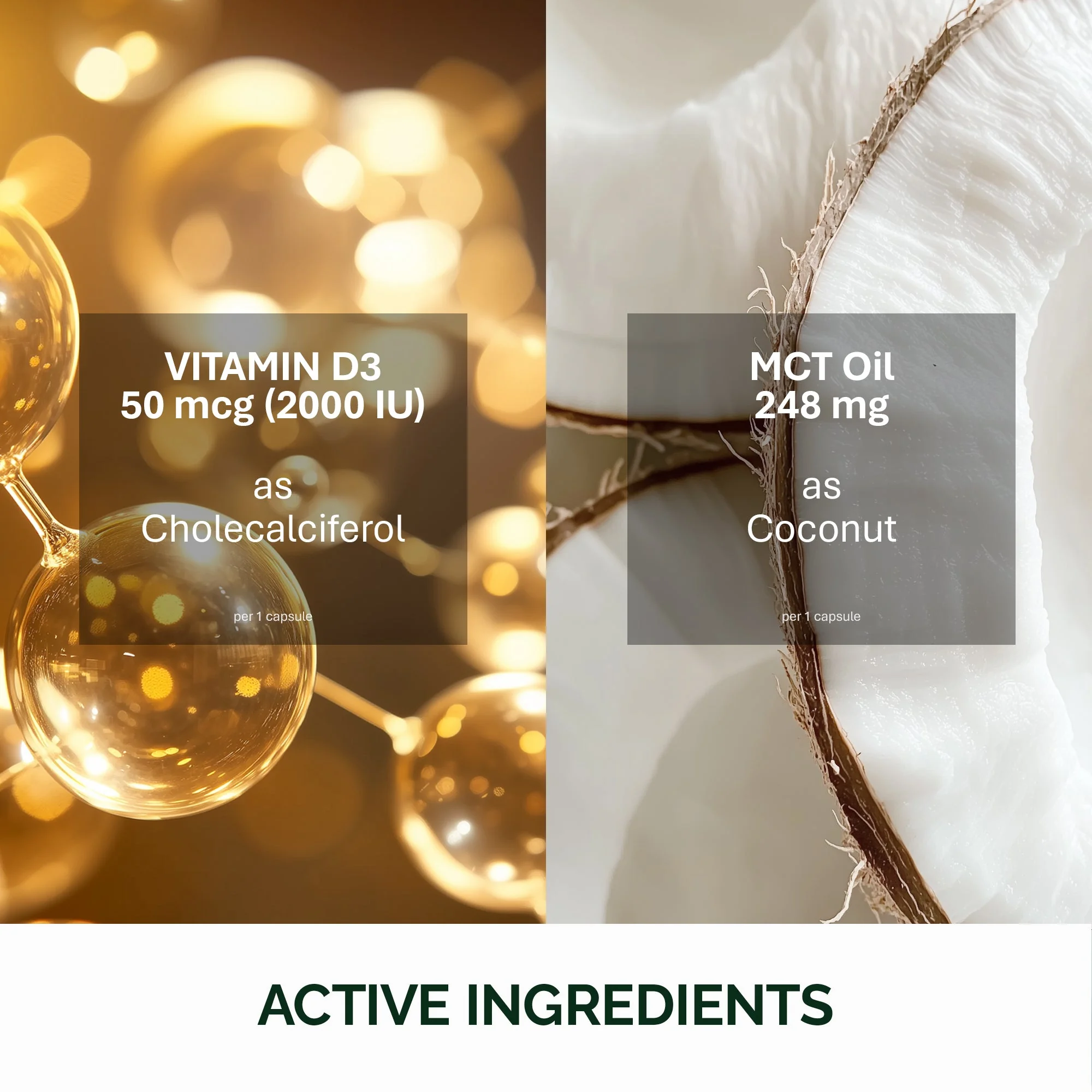 NFO Vitamin D3 2 000 IU / 50 µg mini tobolky