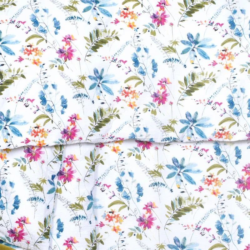SCANquilt povlečení KREP multi pestrá 140 x 200/70 x 90 cm