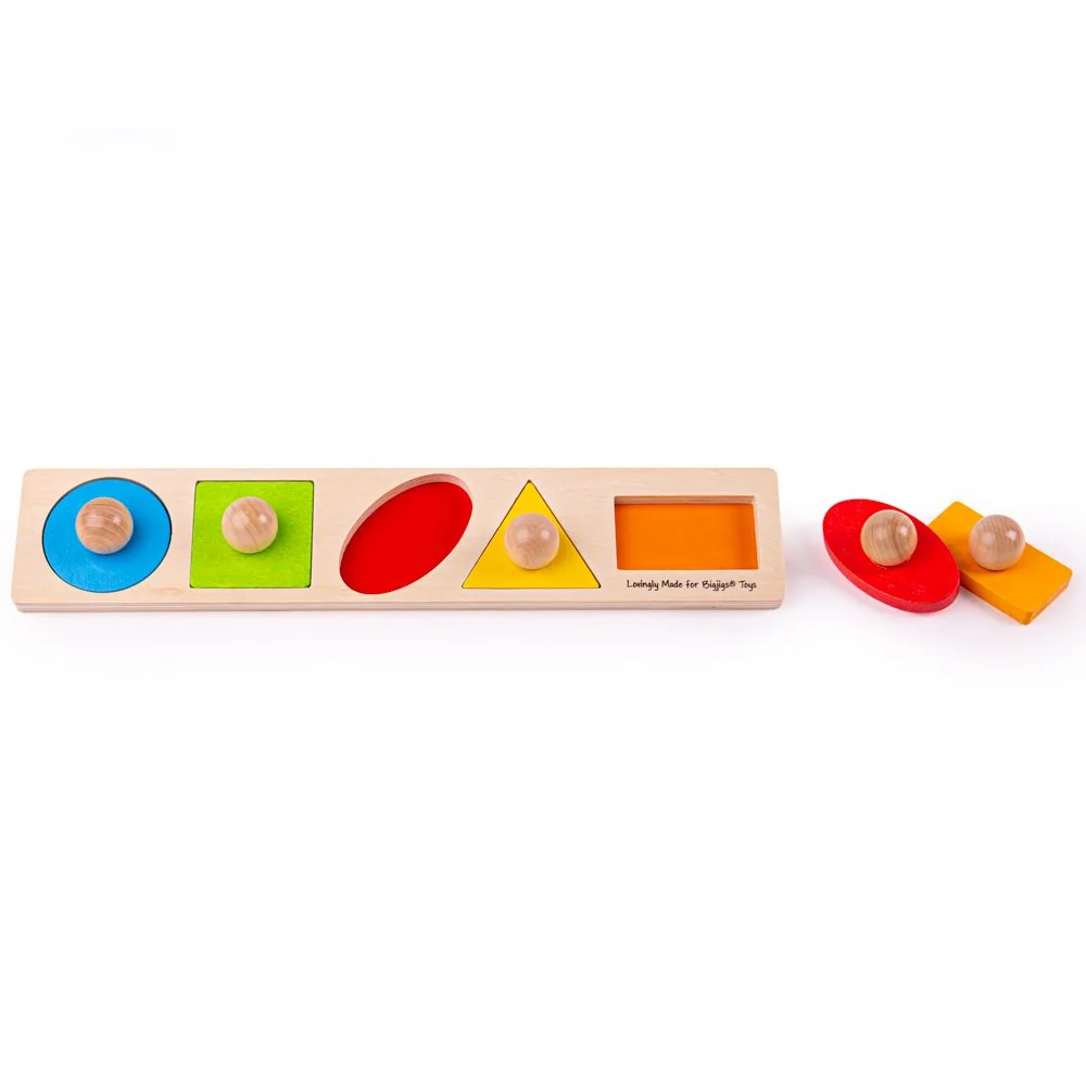 Bigjigs Toys Vkládací puzzle tvary