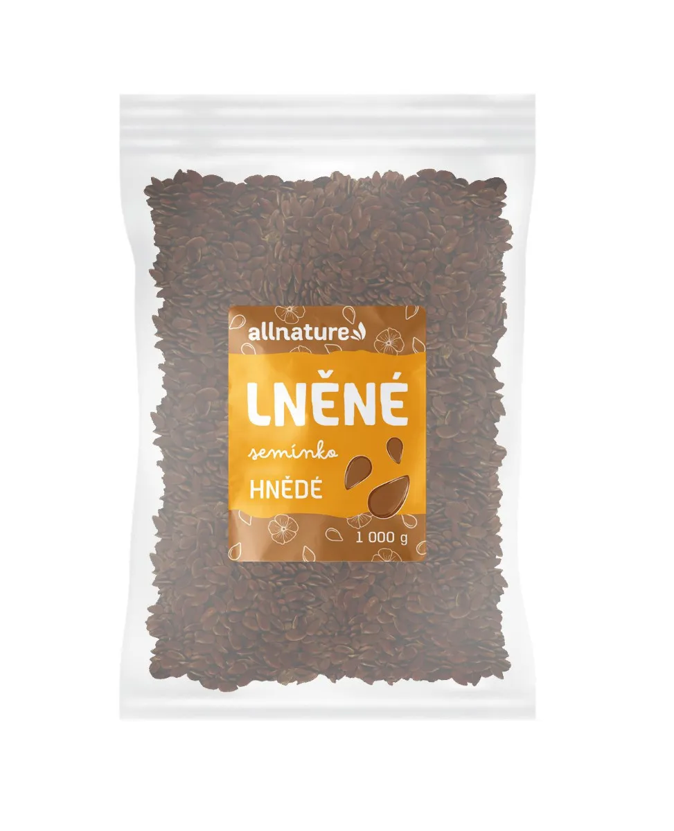 Allnature Lněné semínko hnědé 1000 g