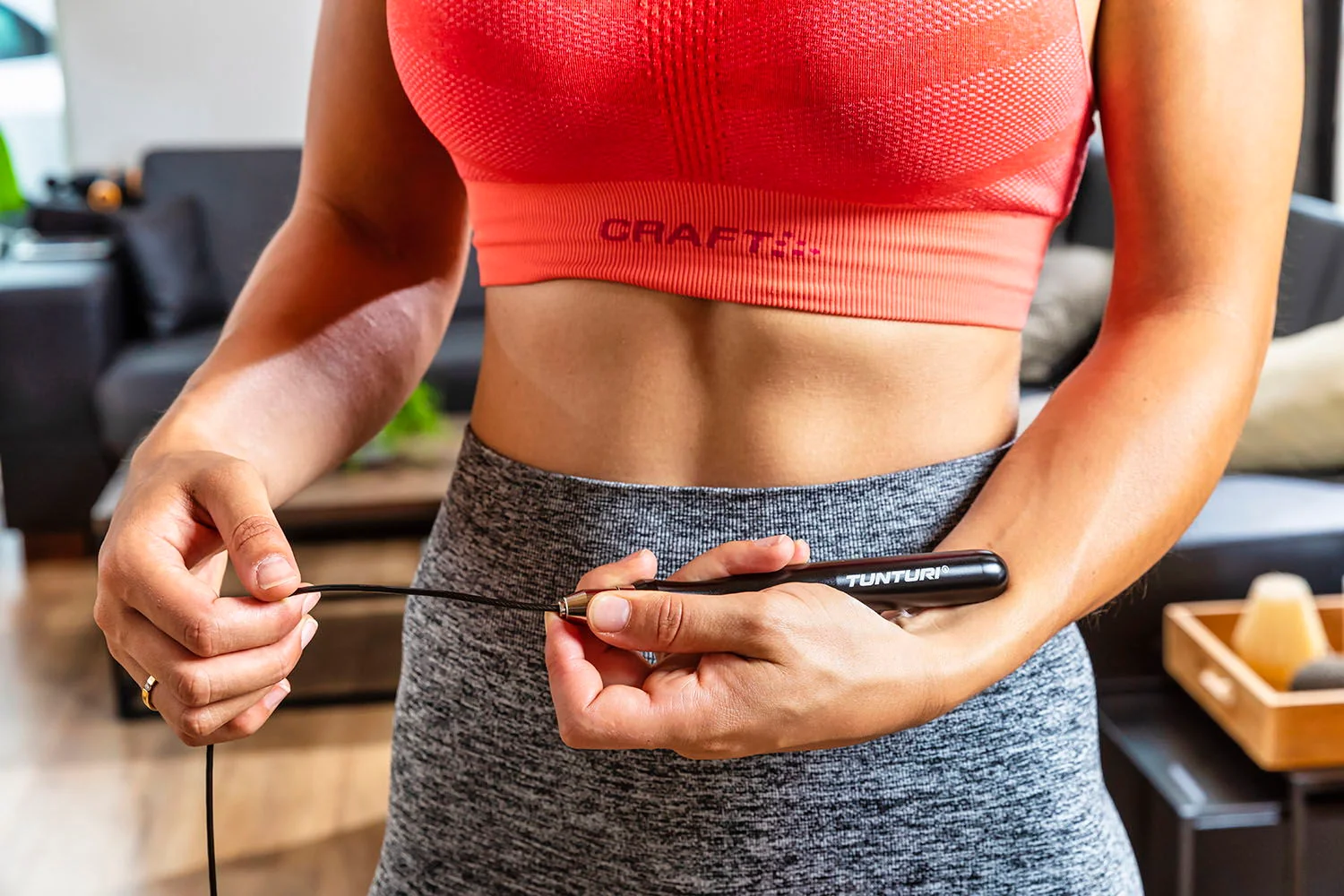 Tunturi Švihadlo profesionální nastavitelné PRO Adjustable Speed Rope