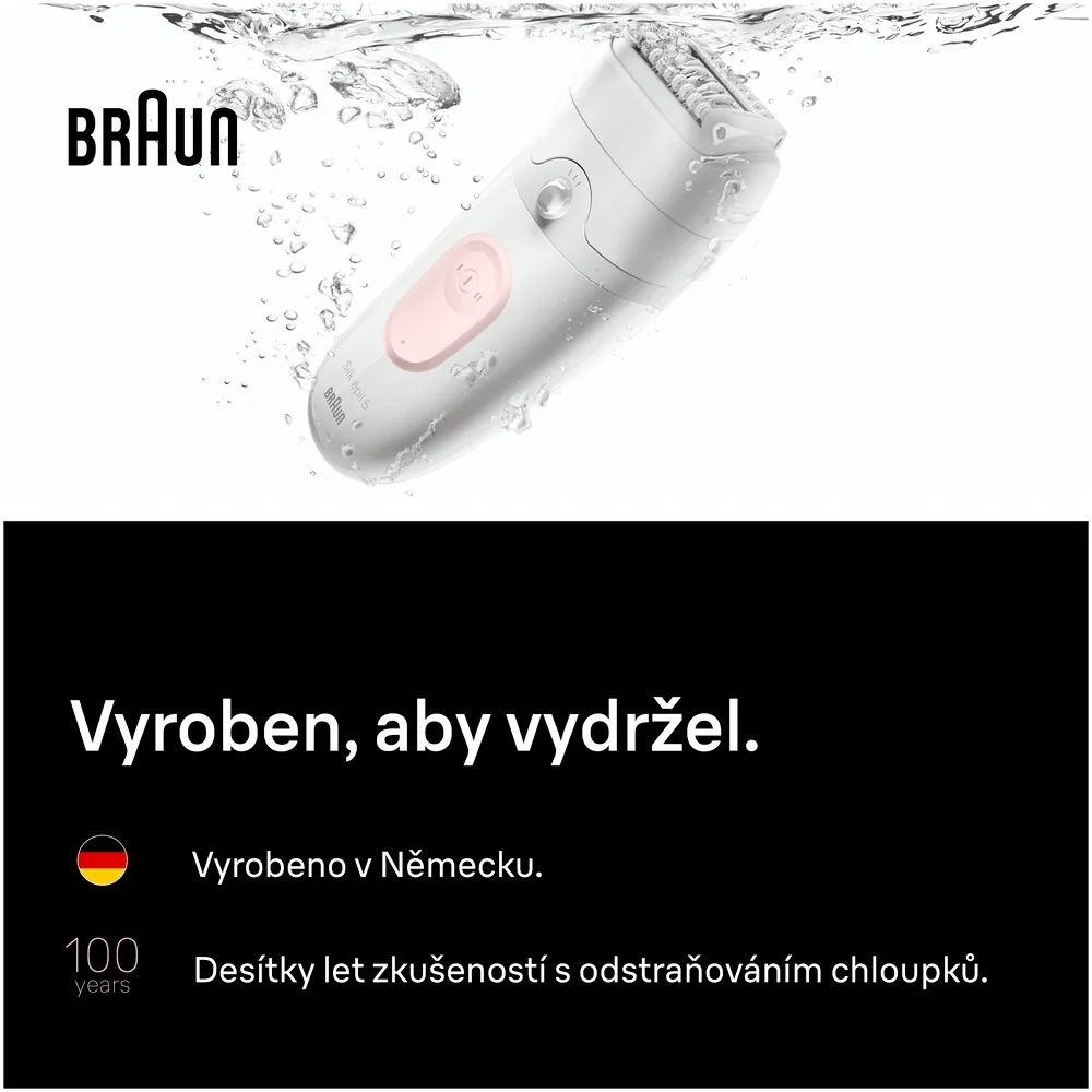 Braun Silképil 5 5000 epilátor světle růžový
